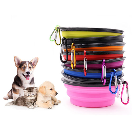 Foldable Silicone Dog Bowl