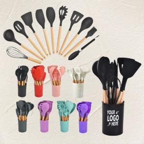 12-Piece Kitchen Utensil Set with Holder