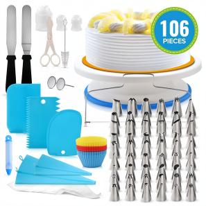 106-Piece Cake Decorating Supplies Kit