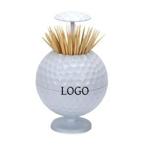 Golf Ball Automatic Toothpick Holder 