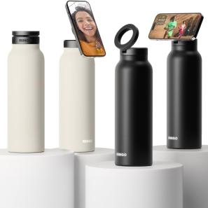 Bottle With Tripod Phone Mount