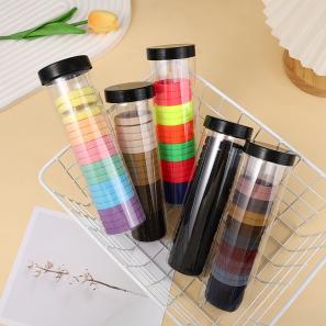 Elastic Hair Tie Canister - 20 PCS