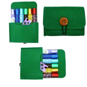 Portable Storage Bag Felt Case For Essential Oil Bottles