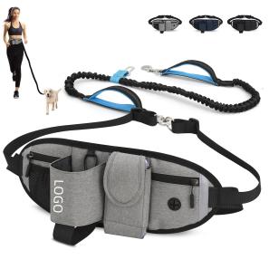 Hands Free Dog Leash With Waist Bag 