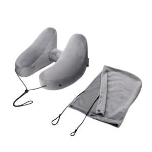 Folding Inflatable Hooded Travel Pillow