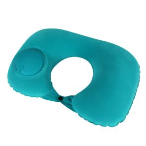 Folding Portable Press-to-inflate Travel Neck Pillow