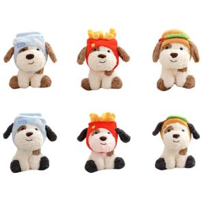 Plush Dog Toy with Hoodie