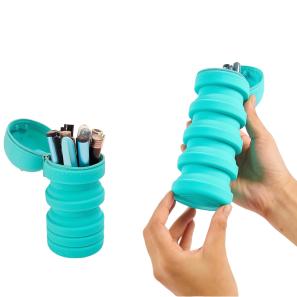 2-in-1 Silicone Pencil Pouch and Pen Holder