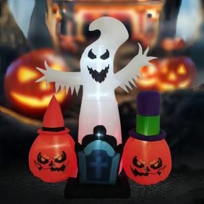 Lighted Inflatable Halloween Yard Decoration