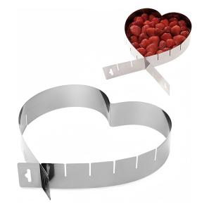 Adjustable Heart-Shaped Cake Ring