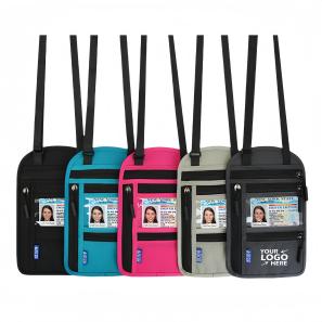 RFID Blocking Neck Wallet & Passport Holder