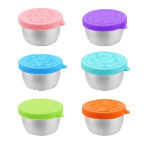 Stainless Steel Small Condiment Containers with Lids