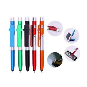 Black Ink 4 In 1 Multifunction Stylus Pen