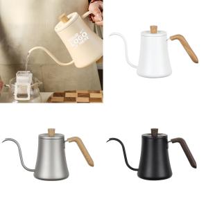 Gooseneck Coffee Kettle with Wooden Handle