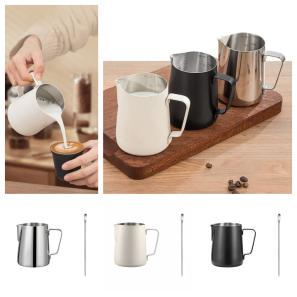 12 oz Milk Frothing Pitcher & Latte Art Tool Set