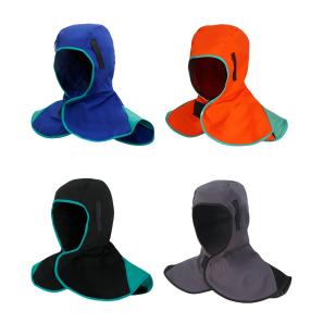 Flame-Resistant Welding Hood with Shoulder Protection