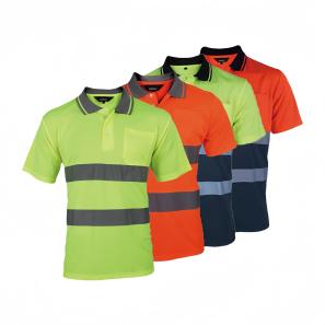 High Visibility Reflective Polo Shirt