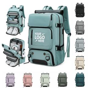 Multifunction Carry-On Travel Backpack with Shoe Compartment