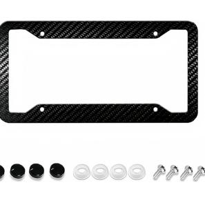 Carbon Fiber License Plate Frame