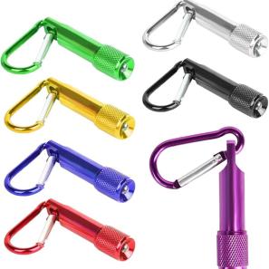 Mini LED Flashlight with Carabiner