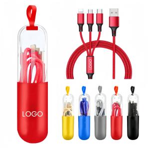  3-in-1 Fast Charging Cable with Capsule Box