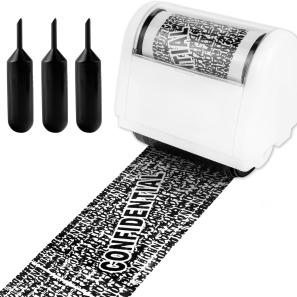  Identity Theft Protection Roller Stamp Set