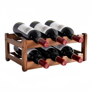 2-Tier 6-Bottle Wine Rack