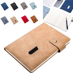 A5 Lined Leather Journal Notebook