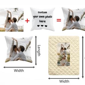 Personalized 2-in-1 Pillow Quilt